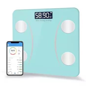 Weighing Body Composition Body Fat Bluetooth Smartphone Linked Health Meter Newest Bluetooth Weighing High Accuracy Backlit Body Scale Measures Body