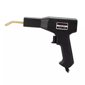Welding Machine Electric Repair Welder Plastic Handy Car Bumper Welding Torch with Staplers, Black, US Plug