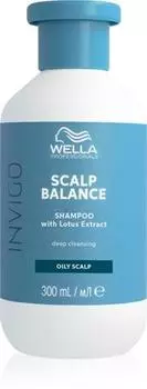 Wella Professionals Invigo Scalp Balance Глубоко очищающий шампунь для жирной кожи головы TU прозрачный