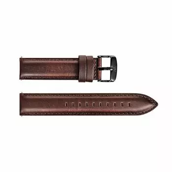 [WellyMerck] Genuine leather belt for men s and women s watches (18MM, LonDon-B-2)