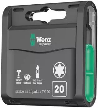 Wera Impactor Diamond Bit Box Set T20 1 057772 867/1