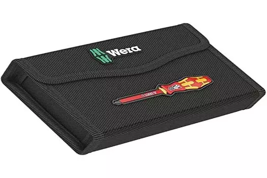WERA Kraftform Compact VDE Insulated Storage Case for 17 240 x 148 x 47 136462 Screwdrivers, mm,