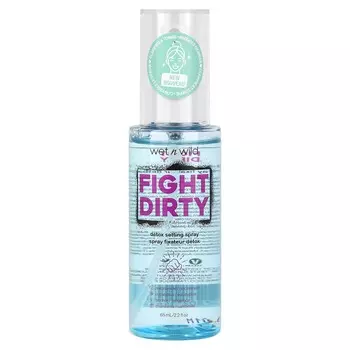 wet n wild, fight dirty, спрей для фиксации детоксикации, 65 мл (2,2 жидких унции)