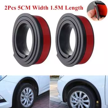 Wheel Arch Guards For Cars 1.5 M 5 Cm, Rubber, For Protection Against Dirt And Stones