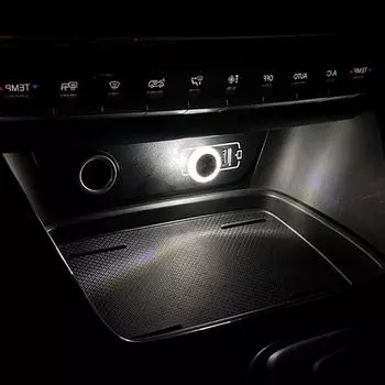 White Auto Interior Light USB Ambient Light Portable Mini Plug Play Car Atmosphere Lamps Ambiance Lamp LED Decorative 8Colors белый