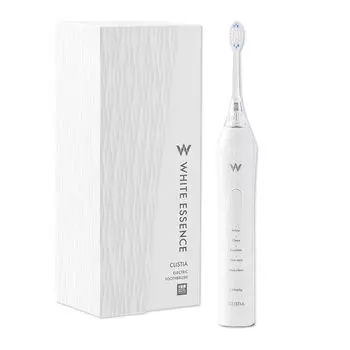 White Essence Christia электрическая зубная щетка Sonic вращающаяся перезаряжаемая отбеливающая щетка для зубов оригинальный продукт (Основной предмет) белый