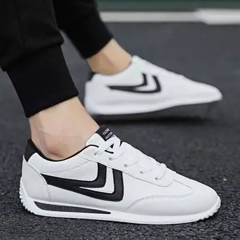 White Sneakers Boy Sport Shoes 2024 Runway Sneakers Men Casual Shoes Unisex Couple Sneakers Man Spring Shoes Skate Tennis 5 красный