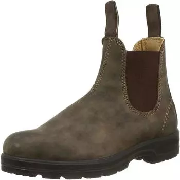 Whoholl Brand Chelsea Boots for Men Red Sole Ankle Business Round Toe Slip-On Mens Boots Drop Shipping Size 35-49 Men Shoes 35