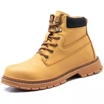 Wholesale Hot Mens Safety Shoes Work Boots Work Safety Shoes Waterproof Breathable Comfortable Industries Safety Shoes 40 чёрный