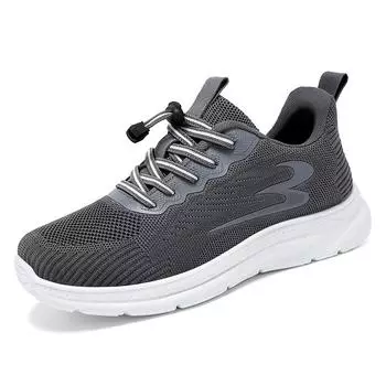 Wholesale New Men s Soft-Sole Running Shoes for Middle-Aged & Elderly Couples Breathable Winter Walking & Travel Shoes 40 чёрный