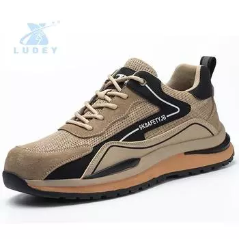 Wholesale New Style Breathable Durable Mesh Shoes Women and Men Casual Shoes Safety Shoes 40 чёрный