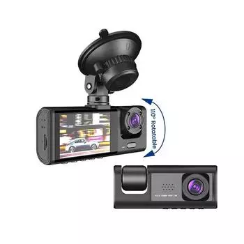 WIFI 3-канальная HD1080P 3-объективная автомобильная камера для видеорегистратора 3-канальная камера DVR Видеорегистратор Видеорегистратор Камера с Wi-Fi None