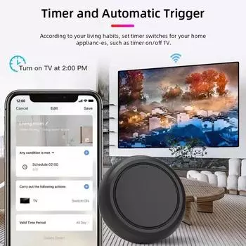 WiFi Smart IR пульт дистанционного управления универсальный Tuya инфракрасный пульт дистанционного управления бластер ИК контроллер голосовое управление для TV AC DVD Alexa Google Home 5V