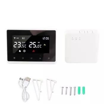 WiFi Smart Thermostat Remote Control Настенный регулятор температуры для домашнего котла отопления