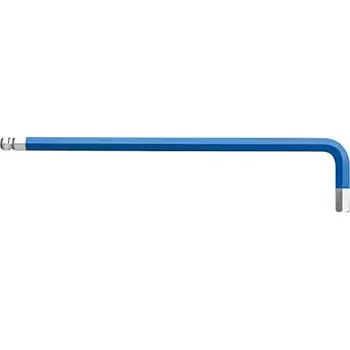 wiha Fluorescent Ball Point Hex Wrench with Magic Ring Red 369R060F 6.0mm