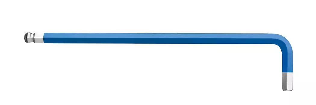 wiha Fluorescent ball point hex wrench with magic ring 10mm gray 369R100F