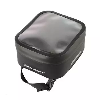 WILD HEART Motorcycle Waterproof Quick Release Fuel Tank Bag Outdoor First Aid Pouch Multifunctional Hanging Bag (Clear Black)