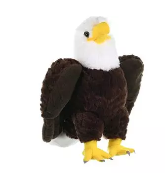 Wild Republic Bald Eagle Plush CK-Mini 8-inch Animal, 12 (10919)