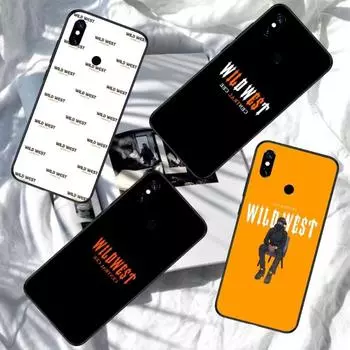 Wild West Central Phone Case For Xiaomi Redmi Note 11 10 9T 8 7 Pro Redmi 10 9 9A 9C 8 7 6 Soft Black Phone Cover Redmi Note11-11S 4G