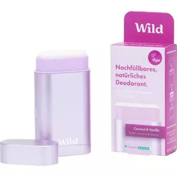 Wild Wild Deodorant Stick Coconut & Vanilla + Refill 40g
