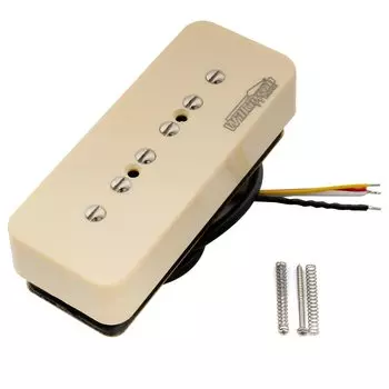 Wilkinson M Series Stack P90 Single Coil Pickup Humbucker Size для электрогитары Cream SG/LP Bridge, кремовый