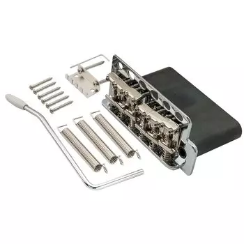 Wilkinson String Pitch Hole Tremolo Bridge Unit Steel Vintage Saddle для Fender USA и Japan Struts Assembly с полностью стальным хромом WV6-SB 10,8 мм 5+1