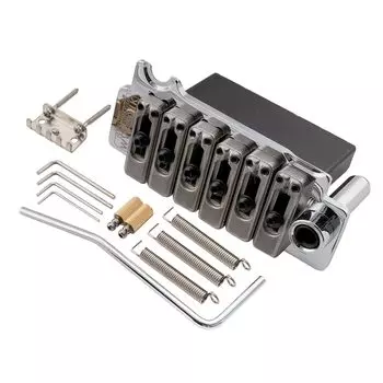Wilkinson WVS50IIK струнный седло стальное 2-точечное опорное устройство тремоло бридж сборка с полным стальным блоком для хрома 10,5 мм