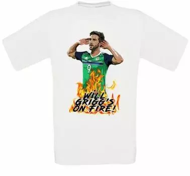 Will Grigg Will Grigg S On Fire Футболки унисекс с Will Griggs On Fire S