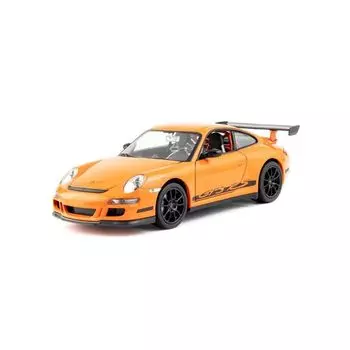 вилли 1/24 порше 911(997) Литые автомобили GT3 RS оранжевого цвета Готовый продукт WL-22495W