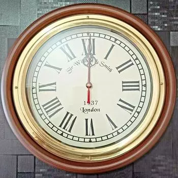 William Sir & Smith London Home Decor антикварные деревянные настенные часы с римскими цифрами