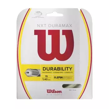 Wilson DURAMAX 15 Жесткая теннисная струна [Распродажа униформы] “NXT WRZ943100” кремовый