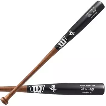 Wilson Hardball деревянная бита WS (Штат Уилсона) Клен 26M КоричневыйЧерный 8589 WBW20020108589HWY26M