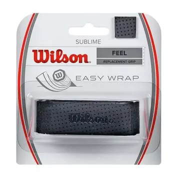 Wilson Tennis Replacement SUBLIME 1 WRZ4202BK Grip, GRIP, Grip, Black,