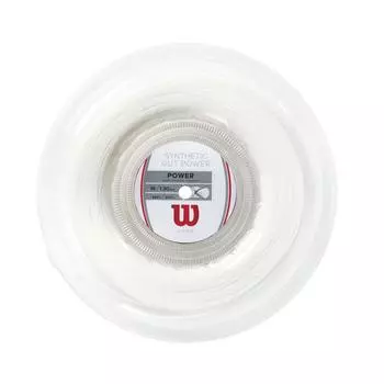 Wilson Теннисная струна Монофиламентная синтетическая GUT POWER 16 NATURAL 200 м Катушка NATURAL WRZ905100 Wilson