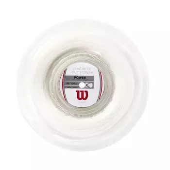 Wilson Теннисная струна Монофиламентная синтетическая GUT POWER 16 NATURAL 200 м Катушка NATURAL WRZ905100 Wilson