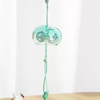 Wind Chimes Japanese Wind Bells Anime Slime Borosilicate Glass Chimes Pendants New Year Gifts Hanging Decor