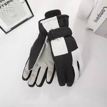 Wind proof and Cold proof Skiing Touch Screen Gloves for Men and Women Riding Outdoors Wind Proof Non Slip and Waterproof Touch Screen Driving. average size