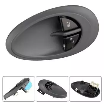 Window Switch Compatible with Daily 2000-2006 Power Window Control Switch Stable Electric Window Lifter Switch Premium Left чёрный