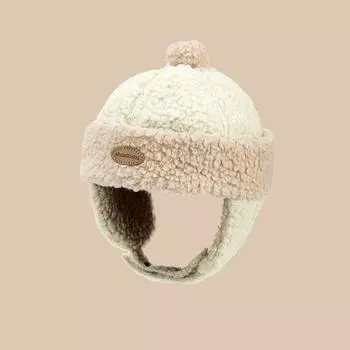 Windproof Ear Protection Hat Warm Pullover Cap New Hooded Hat Boys Girls