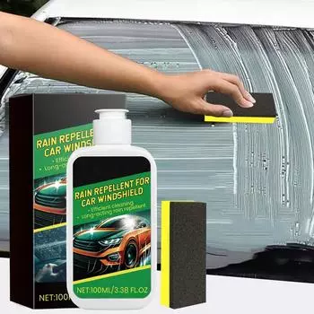 Windshield Cleaner Spray 100ml Oil Film Glass & Window Cleaner Multipurpose Car Windshield Cleaner For SUV Truck Car Mirrors