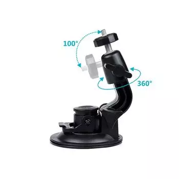 Windshield Suction Cup Mount For Gopro Hero 13 12 11 10 9 8 7 6 DJI OSMO Camera