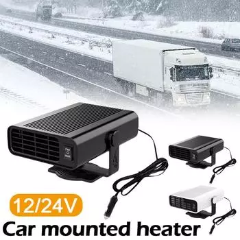Winter Car Heater Fan Portable Car Heater 360 ° Rotating Defrosting Winter Fan Car Dryer Defogging Windshield N6E4
