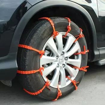 Winter Car Snow Chain Antiskid Car Motorcycle Outdoor Snow Tire Emergency Anti-Skid Tyre Chains Auto Accessories 100cm