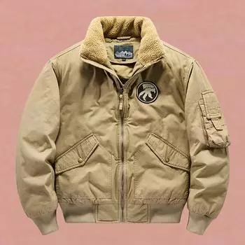 Winter New Cotton-padded Clothes Large Size Cotton-padded Clothes, Sweater Collar Thickened Cotton-padded Jacket Men s Jacket 3XL