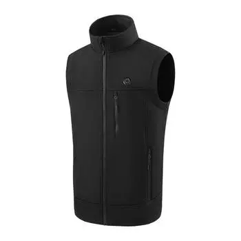 Winter new intelligent heating vest USB constant temperature 9 zone electric heating soft shell vest M