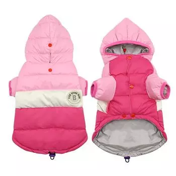 Winter Pet Dog Clothes Warm Dog Coat Jacket Waterproof Puppy Hoodies For French Bulldog Chihuahua Small Medium Dogs Yorkie 8 коричневый