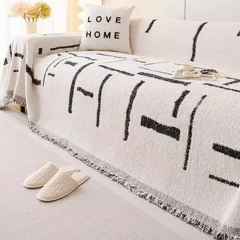 Winter Plush Sofa Cover Universal All-Inclusive Cover Towel Four Seasons Universal Sofa Cover Cover Non-Slip Seat Cushions 180*130cm