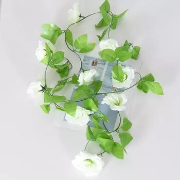 Winter Simulated Rose Jasmine Cherry Blossom Artificial Fake Vine Decoration For StyleA