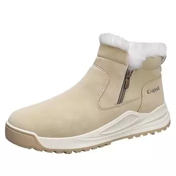 Winter Sport Shoes for Men Casual Sneaker Loafers Ankle Boots Winter Boots for Men Sports and Leisure Male Sneakers Round Toe 39 чёрный