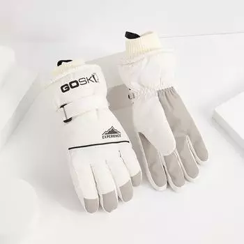 Winter Touch Screen Warm Gloves for Cold proofing and Velvet Men and Women Ski Gloves Outdoor Thickened Fashionable Cycling Gloves